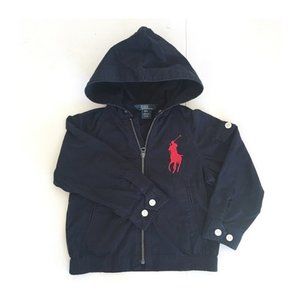 Ralph Lauren Boys Hooded Cotton Spring Jacket